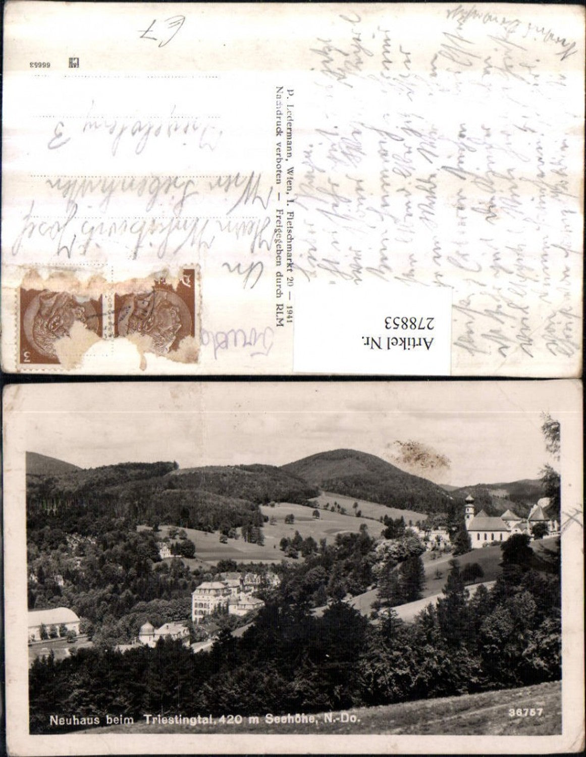 278853,Neuhaus b. Triestingtal Totale