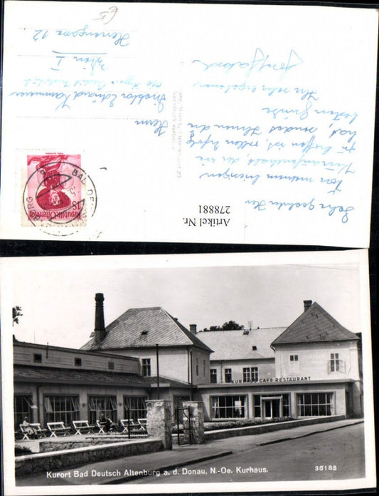278881,Bad Deutsch-Altenburg an d. Donau Kurhaus