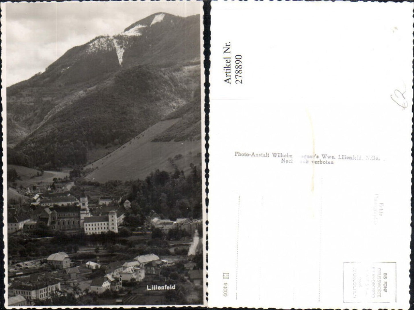 278890,Lilienfeld Totale Bergkulisse