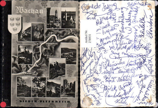 278931,Wachau Krems Dürnstein Spitz Ruine Aggstein Schönbühel Melk Mehrbildkarte