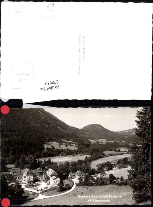 278959,Schloss Seehof b. Lunz m. Taverne am Lunzersee