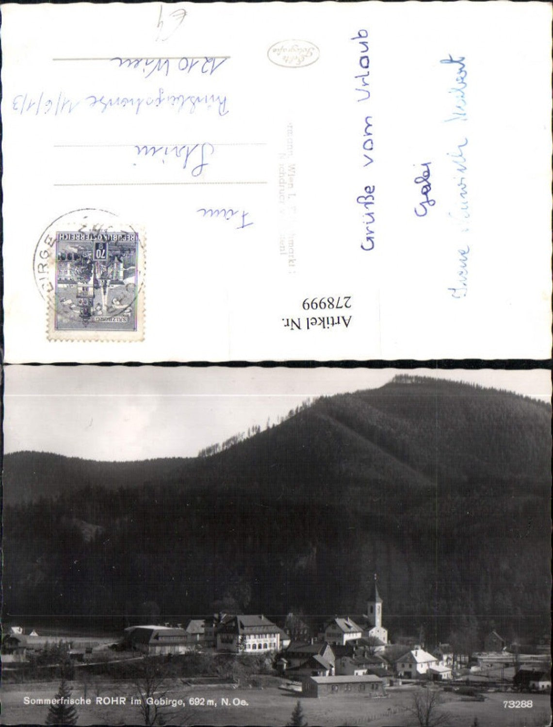 Alte Ansichtskarte – Old Postcard