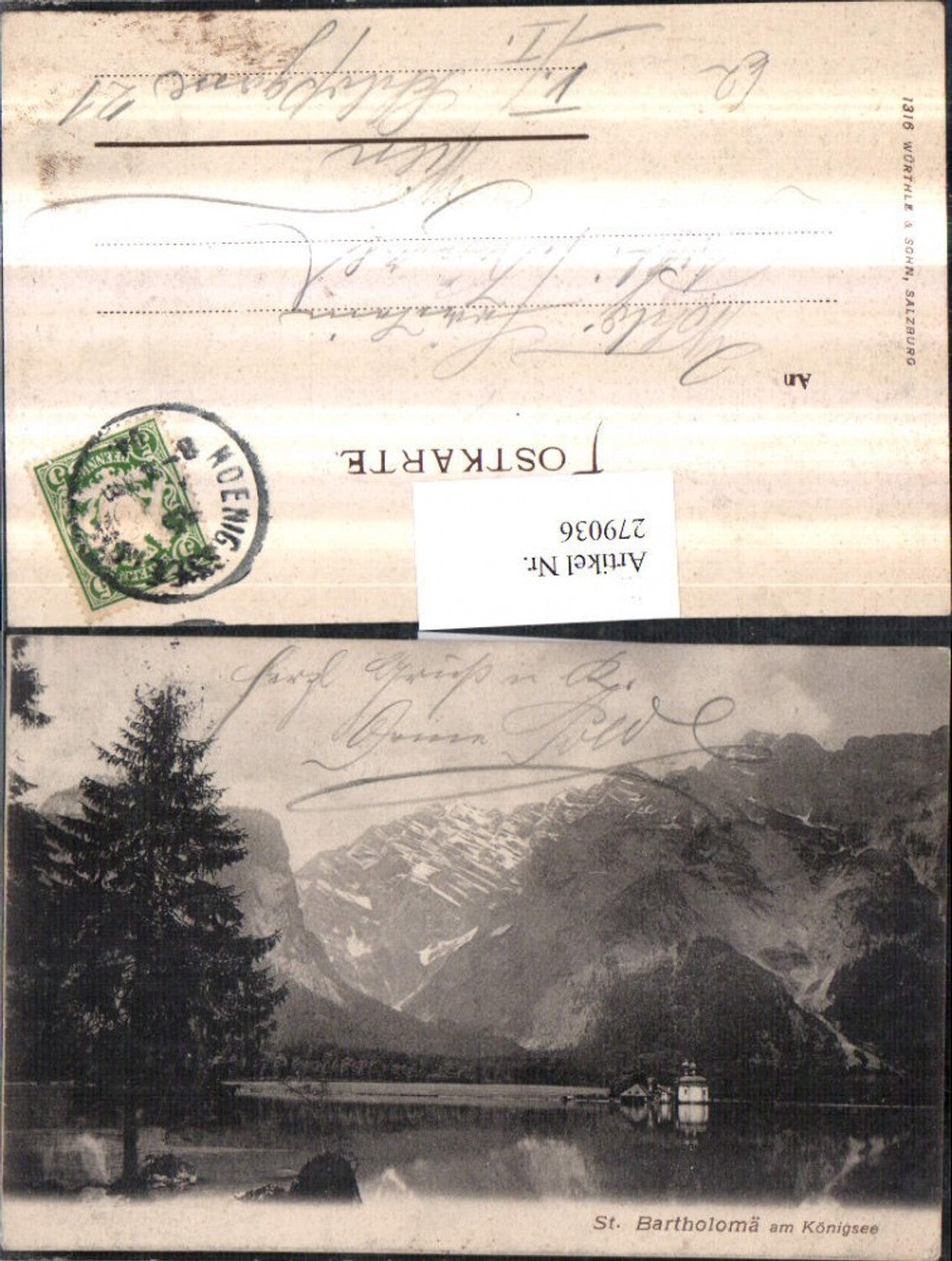 279036,St. Bartholomä am Königssee Bergkulisse