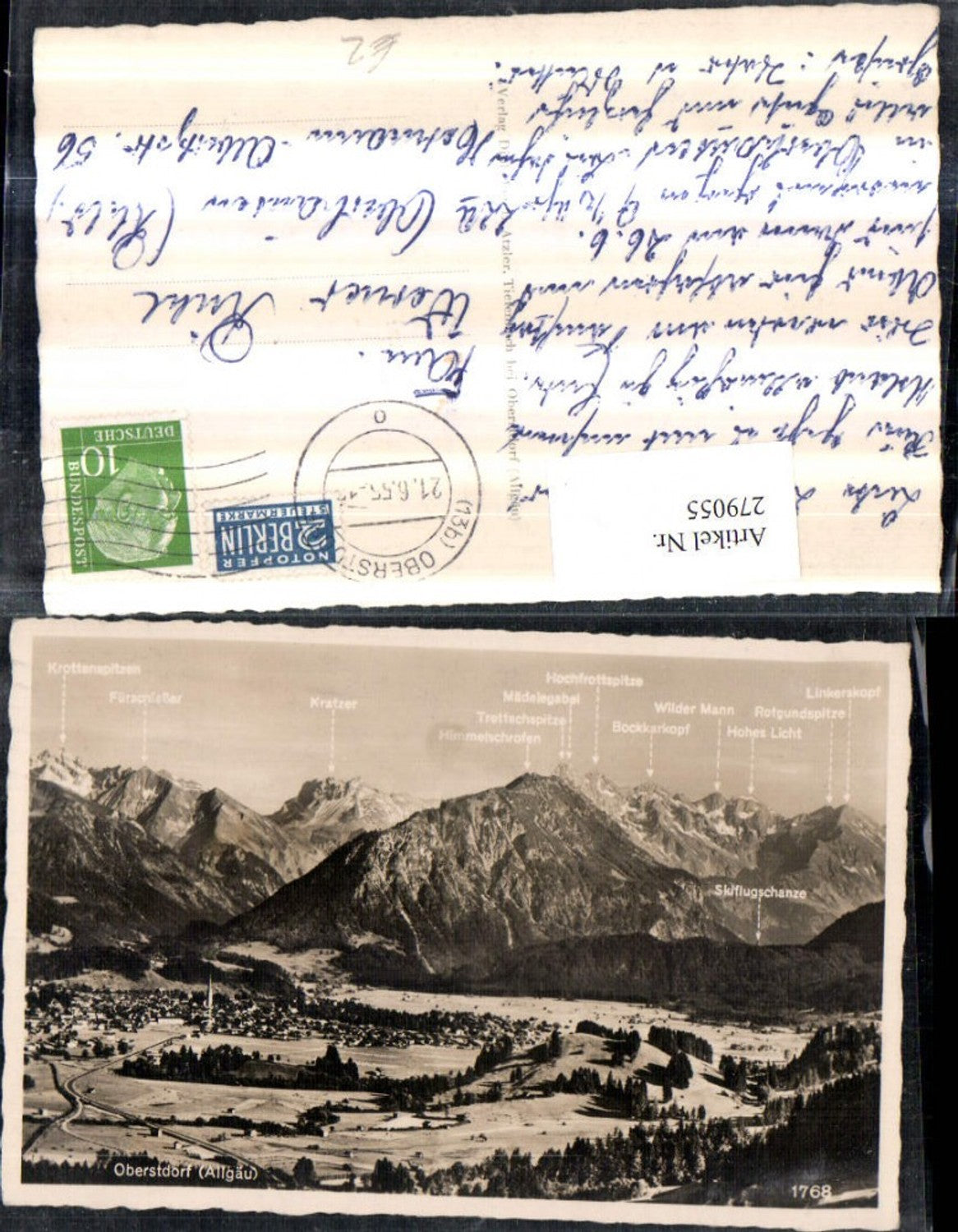 279055,Oberstdorf im Allgäu Totale Bergkulisse