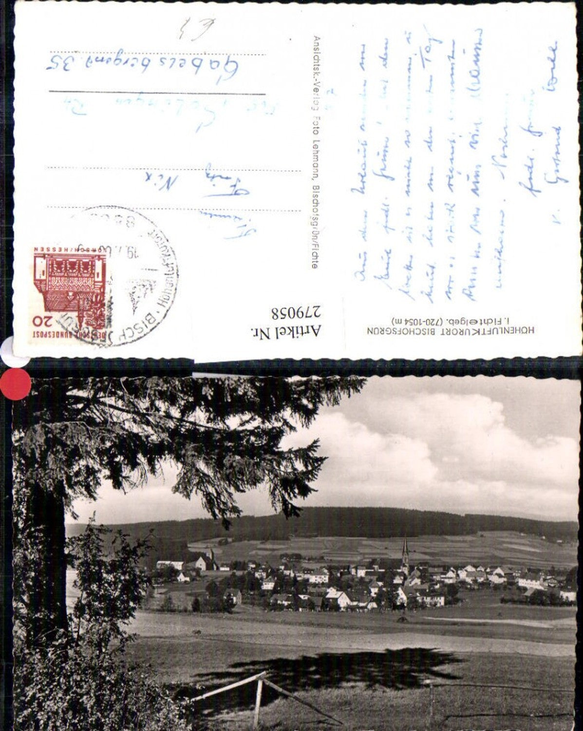 279058,Bischofsgrün Totale im Fichtelgebirge
