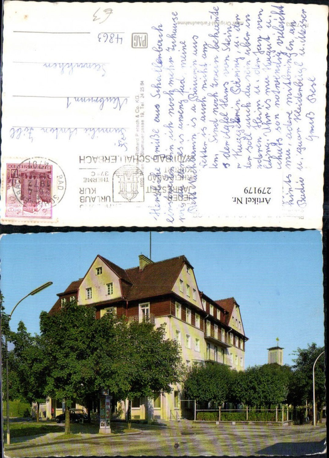 279179,Bad Schallerbach Schallerbacherhof Gebäude