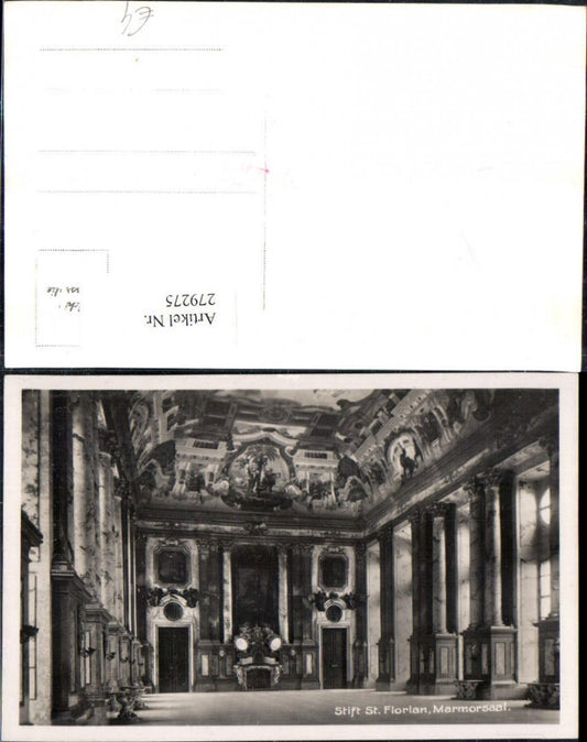 279275,Stift St. Florian Marmorsaal Innenansicht
