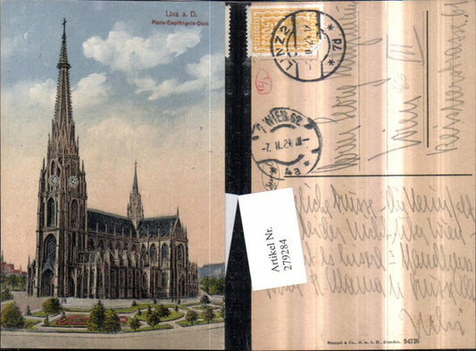 279284,Linz an d. Donau Maria-Empfängnis-Dom Kirche pub Stengel & Co 54746