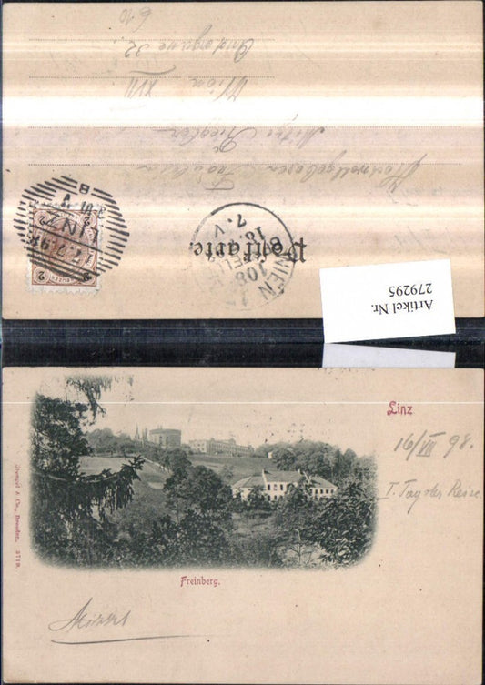 279295,Linz an d. Donau Freinberg pub Stengel & Co 3719