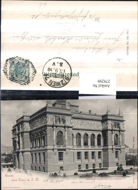 279299,Linz an d. Donau Museum Franzsiko-Carolinum