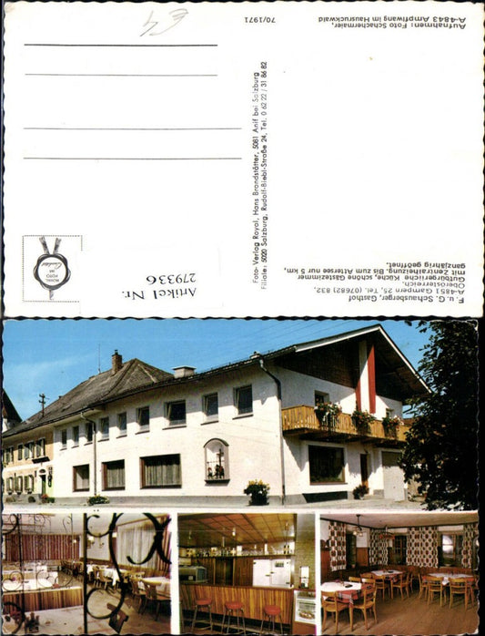279336,Gampern Gasthof Schausberger Mehrbildkarte