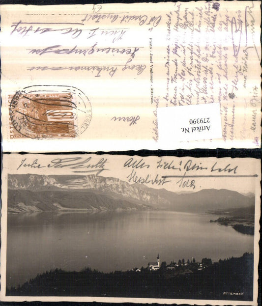 279390,Attersee Totale Bergkulisse