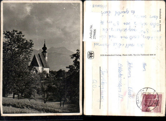 279406,Weißenbach am Attersee Kirche pub SOS-Kinderdorf Foto Löbl