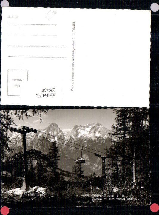 279430,Hinterstoder Berglift Sessellift m. Toten Gebirge Bergkulisse pub Foto Oth 2560