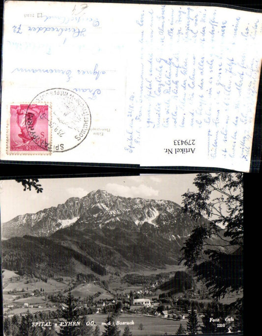 279433,Spital am Pyhrn Totale m. d. Bosruck Bergkulisse pub Foto Oth 2310