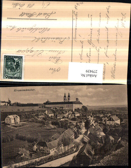 279439,Kremsmünster Totale m. Stift