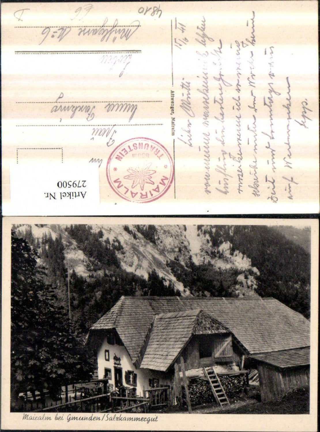 279500,Mariaalm Almhütte b. Gmunden