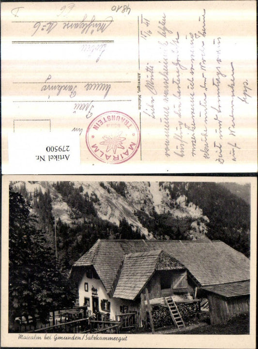 279500,Mariaalm Almhütte b. Gmunden