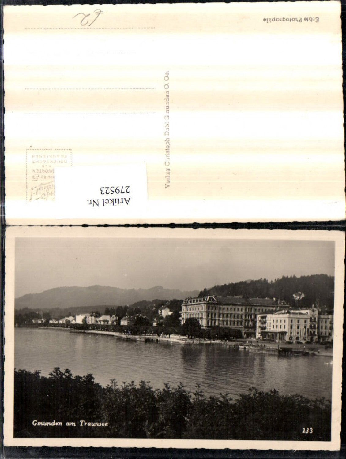 279523,Gmunden am Traunsee Teilansicht