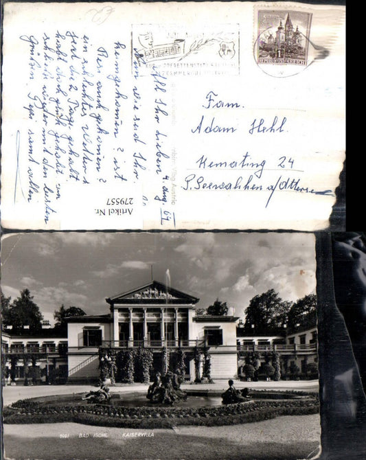 279557,Bad Ischl Kaiservilla Springbrunnen