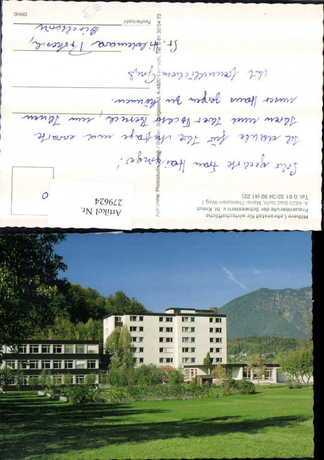 279624,Bad Ischl Höhere Lehranstalt für wirtschaftliche Frauenberufe