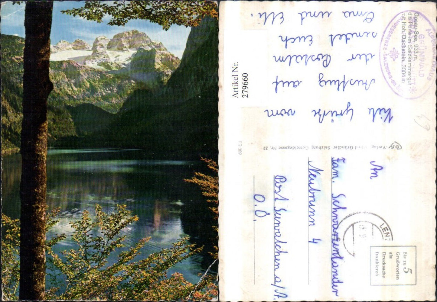 279660,Gosau-See b. Dachstein Bergkulisse