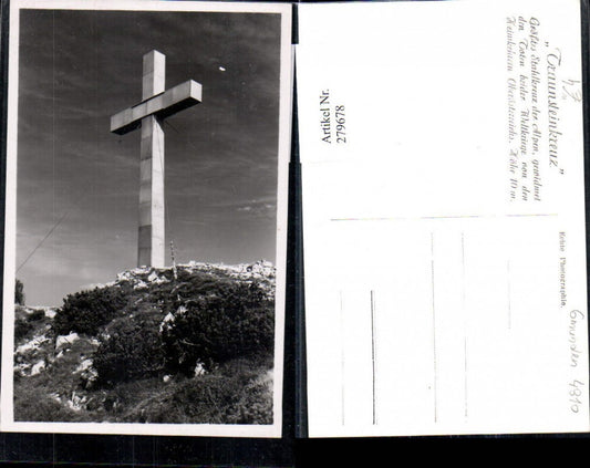 279678,Traunsteinkreuz Gipfelkreuz Kreuz b. Gmunden