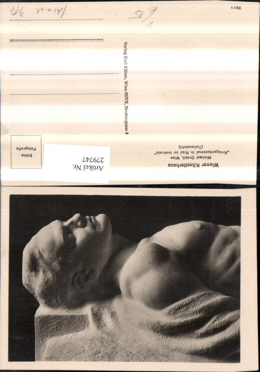 279747,Wiener Künstlerhaus 7811 Künstler Michael Drobil Kriegerdenkmal in Ried im Innkreis Teilansicht