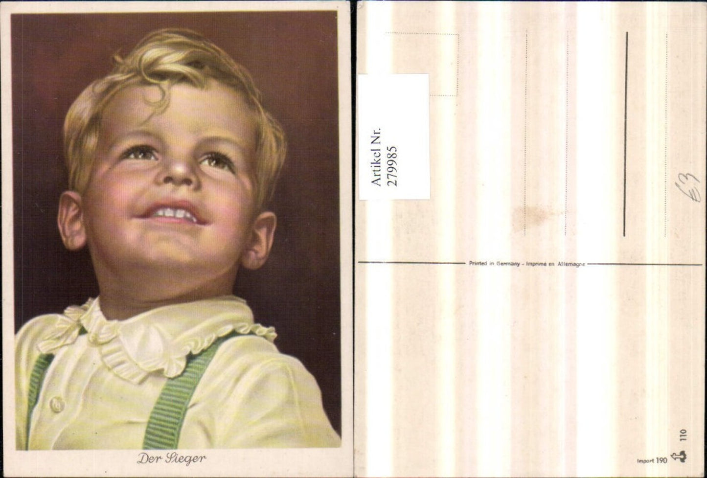 279985,Der Sieger Junge Bub blickt nach oben Portrait