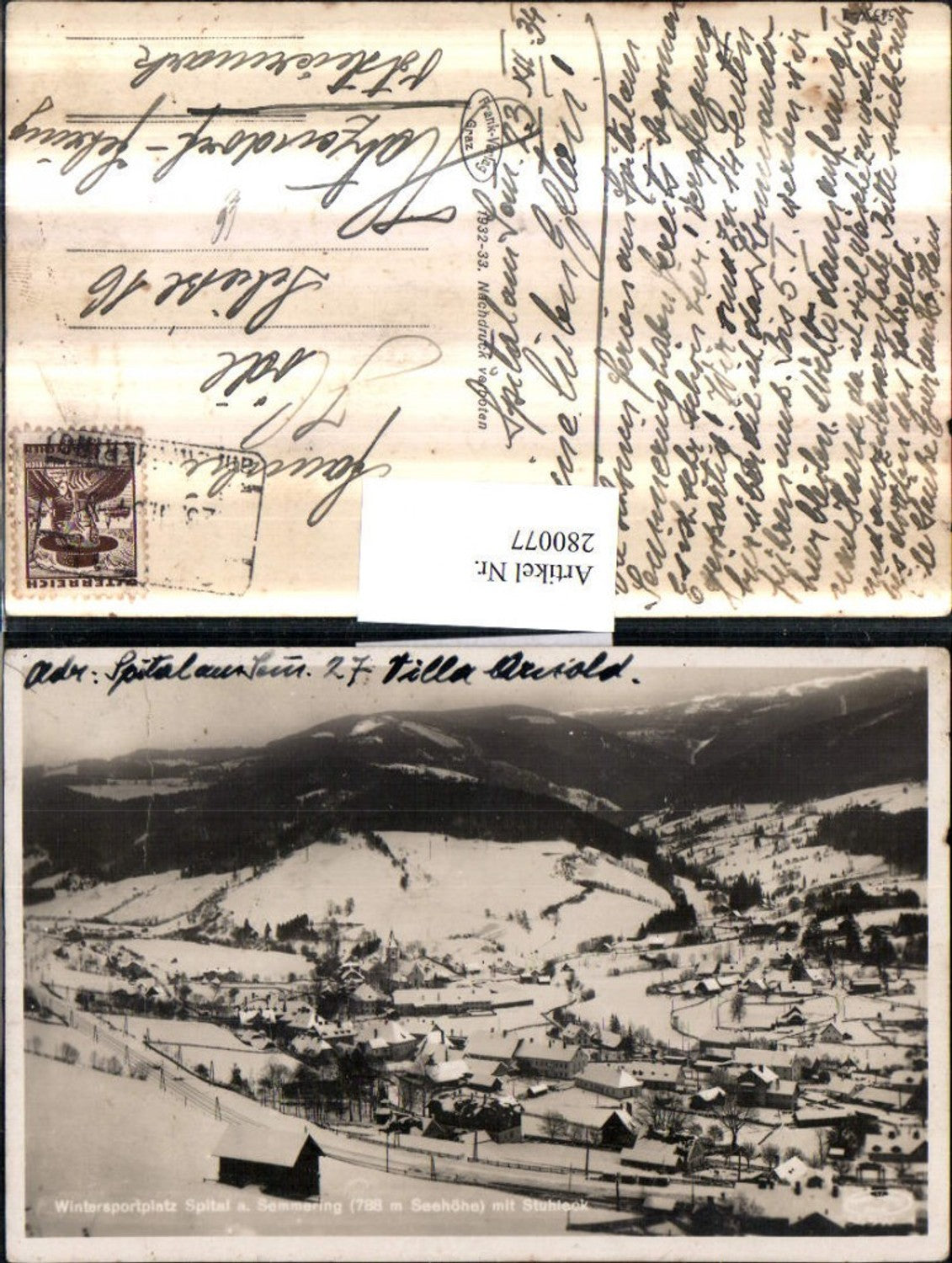 Alte Ansichtskarte – Old Postcard