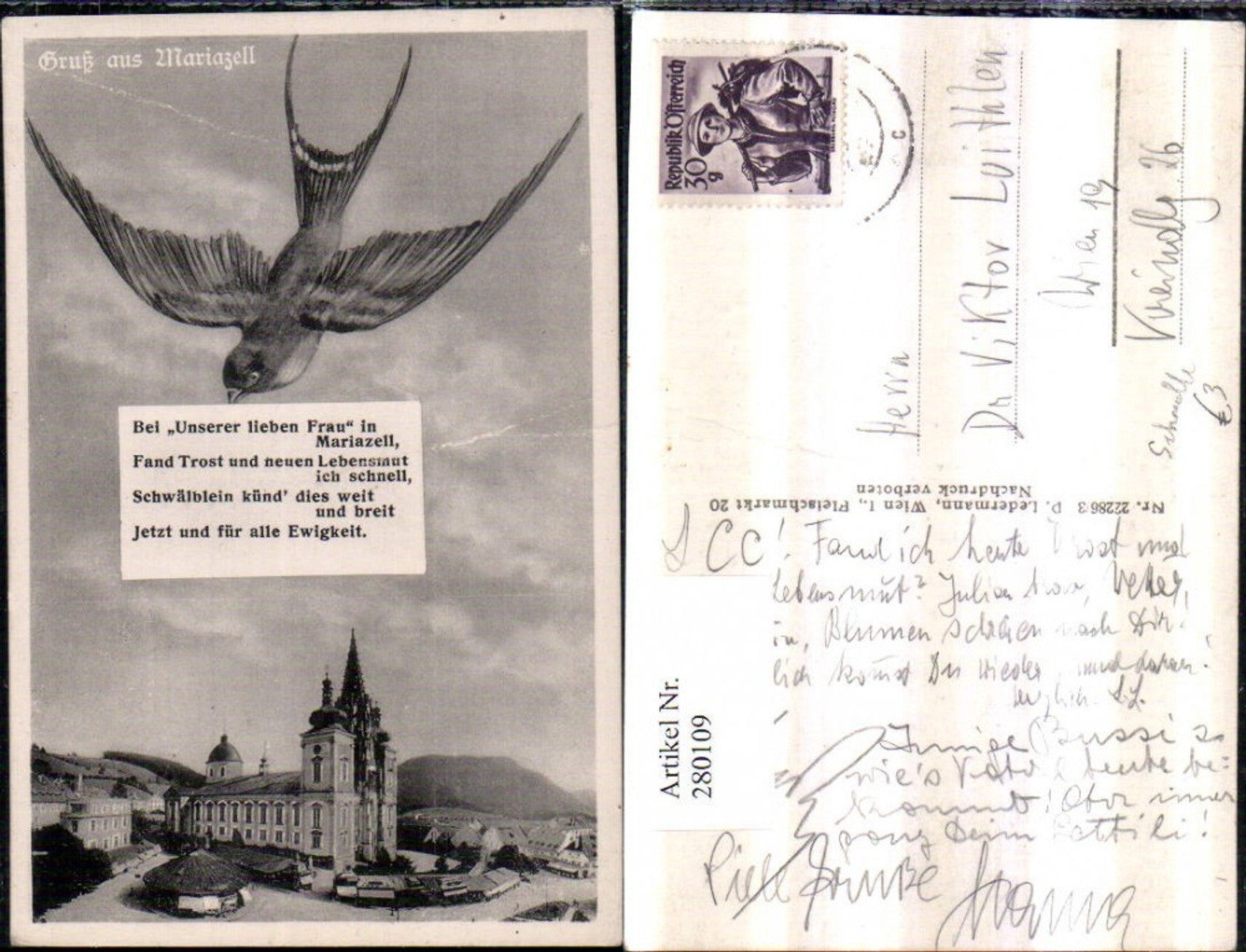Alte Ansichtskarte – Old Postcard