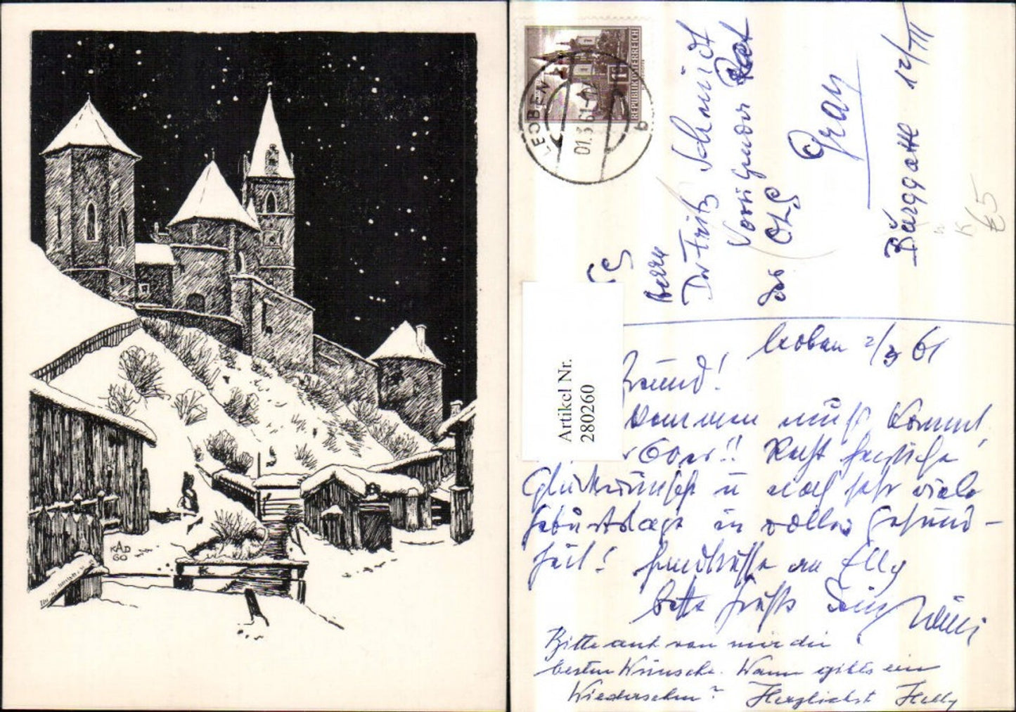 Alte Ansichtskarte – Old Postcard