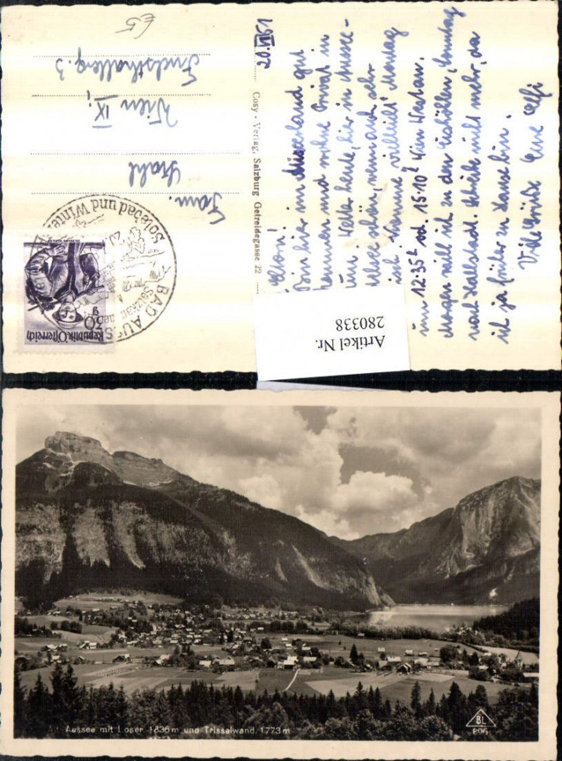 Alte Ansichtskarte – Old Postcard