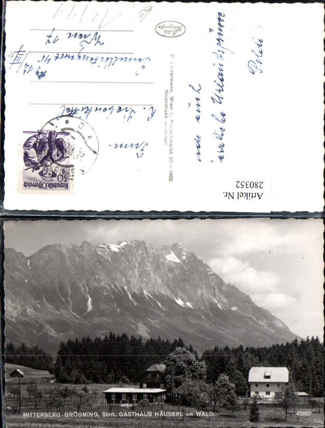 Alte Ansichtskarte – Old Postcard