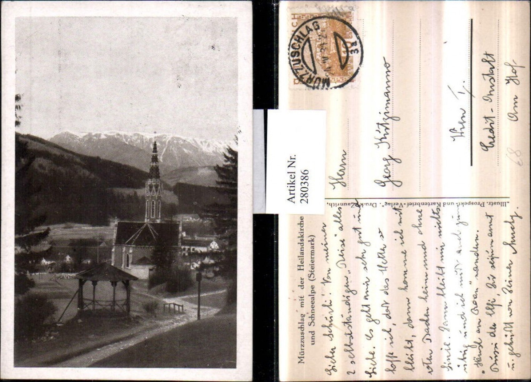 Alte Ansichtskarte – Old Postcard