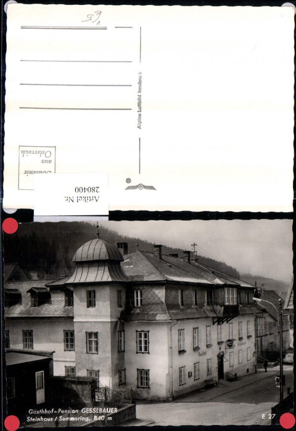 Alte Ansichtskarte – Old Postcard