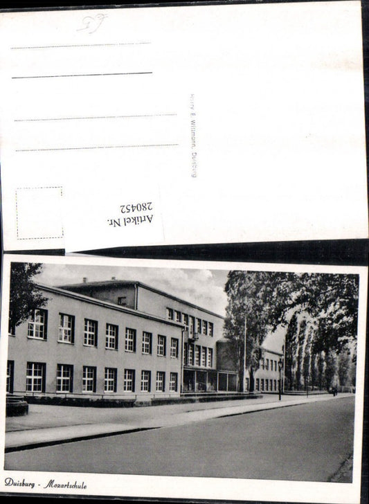 280452,Duisburg Mozartschule Schule Gebäude