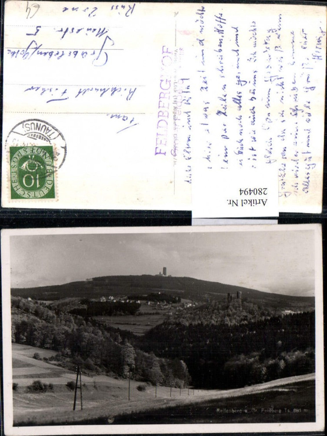 280494,Reifenberg u. Großer Feldberg im Taunus