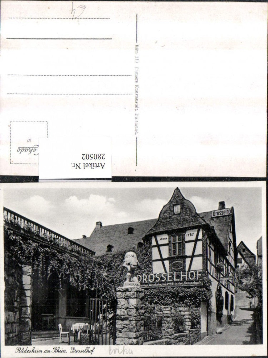 280502,Rüdesheim am Rhein Gasthaus Drosselhof