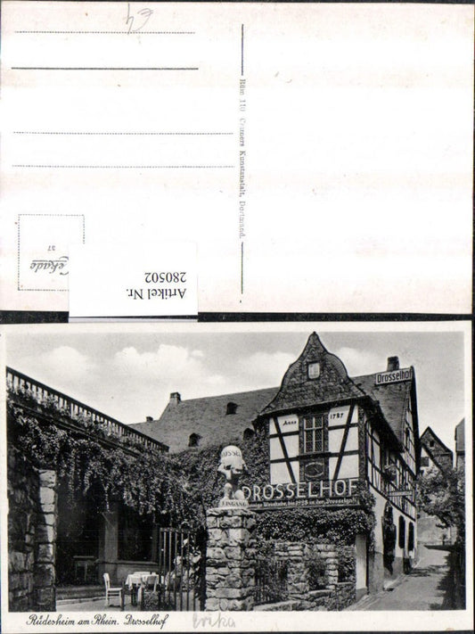 280502,Rüdesheim am Rhein Gasthaus Drosselhof