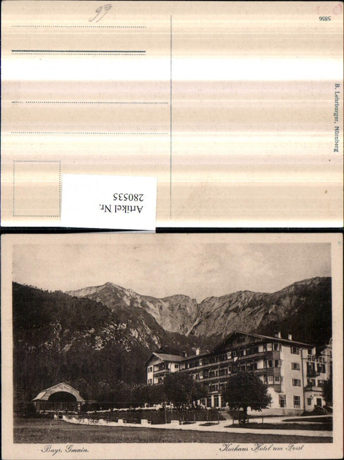 280535,Bayerisch Gmain Kurhaus Hotel am Forst Bergkulisse
