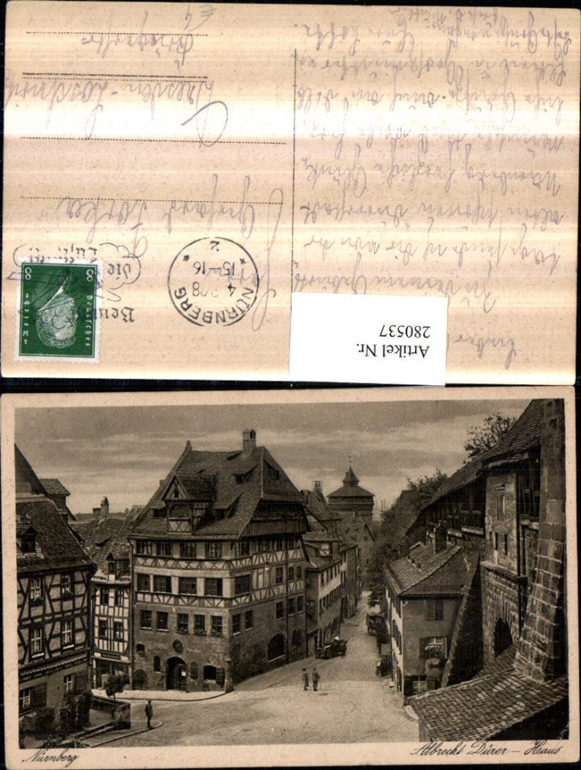 280537,Nürnberg Albrecht-Dürer-Haus Straßenansicht