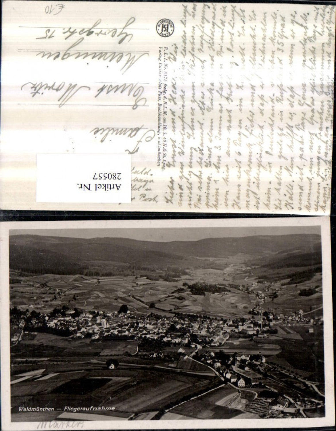 280557, Waldmünchen Aerial view