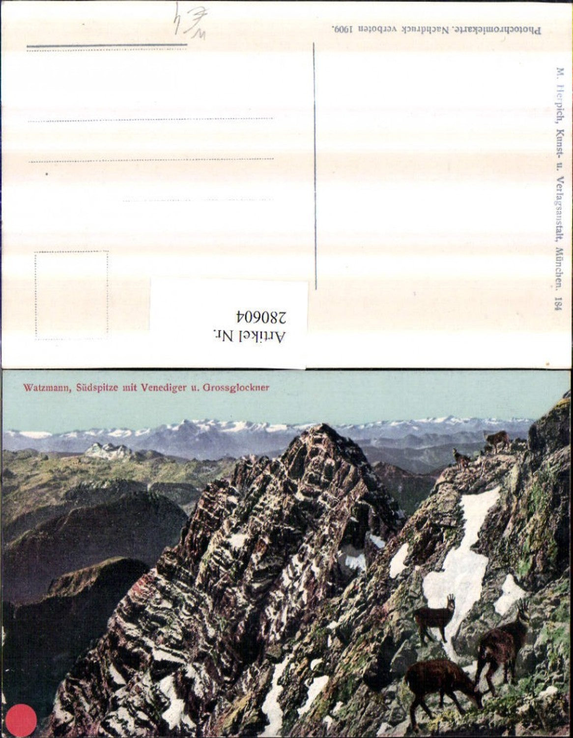 280604,Watzmann Südspitze m. Venediger u. Großglockner Bergkulisse b. Berchtesgaden