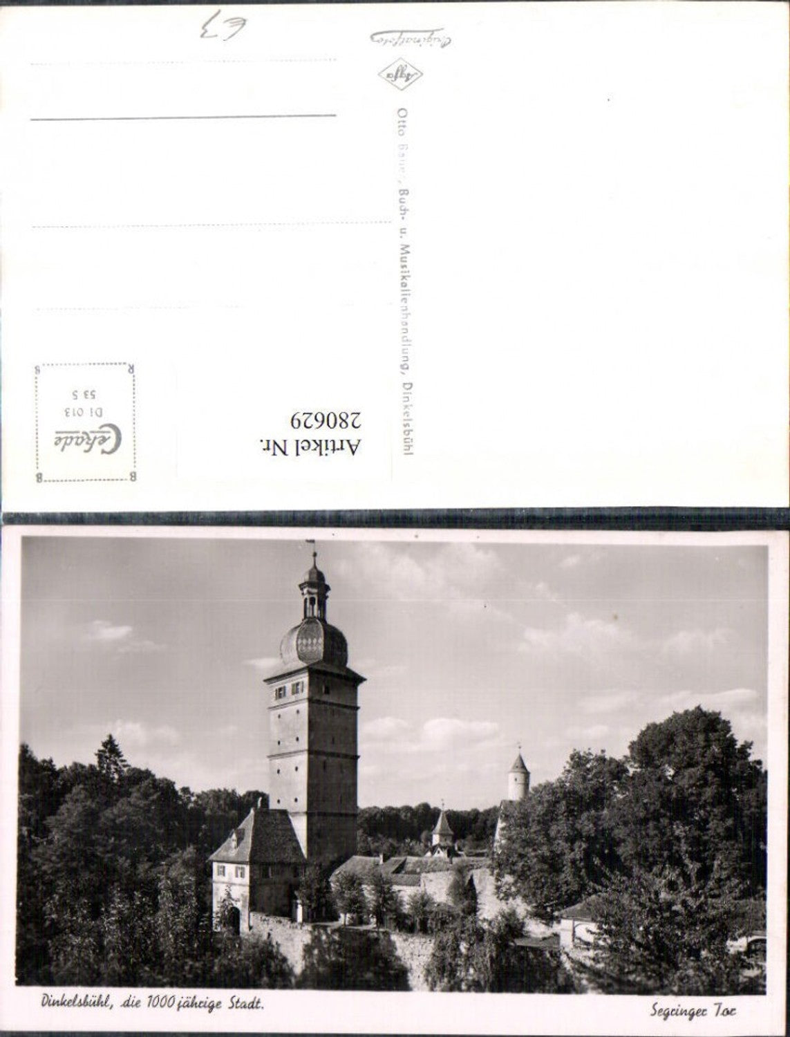 280629, Dinkelsbühl Segringer Tor Tower