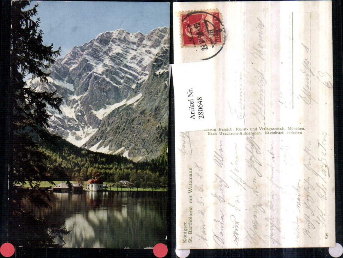 280648,Königssee St. Bartholomä m. Watzmann Bergkulisse
