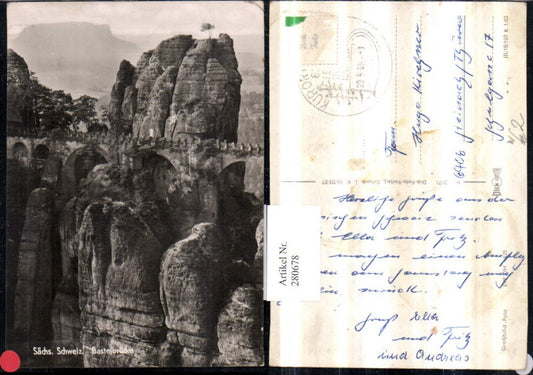 280678,Sächsische Schweiz Basteibrücke Brücke Felsen b. Rathen