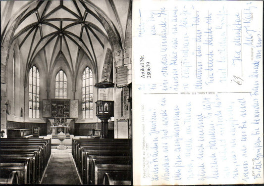 280679,Meißen Frauenkirche Kirche Innenansicht Kanzel