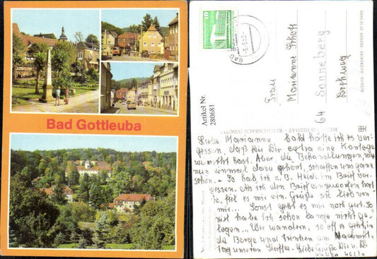280681,Bad Gottleuba Ernst-Thälmann-Straße Kliniksanatorium Mehrbildkarte