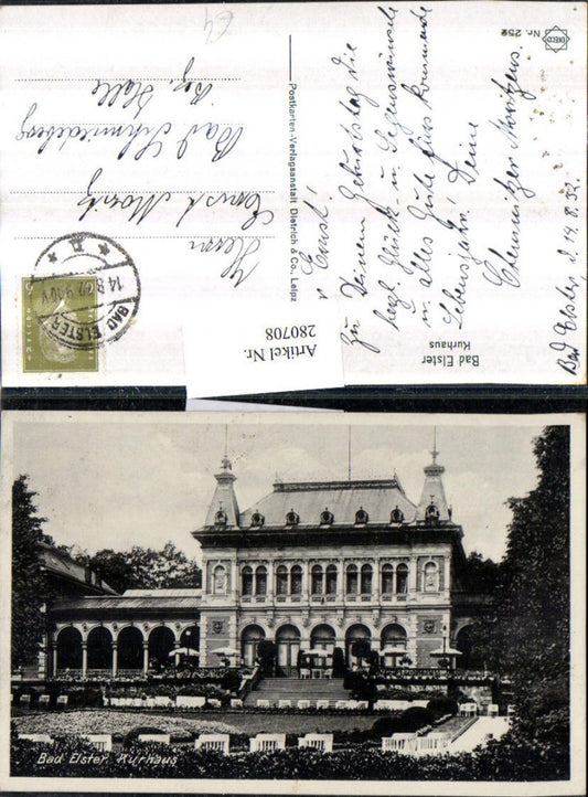 280708,Bad Elster Kurhaus Gebäude